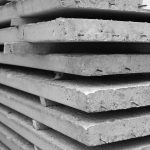 hollow core slab preparing for construction