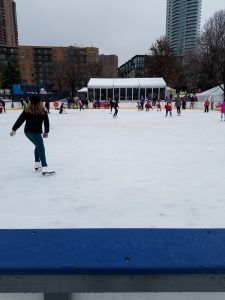 holidazzle ice skating rink