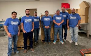 Egan volunteers