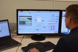 Industrial refrigeration controls remote access